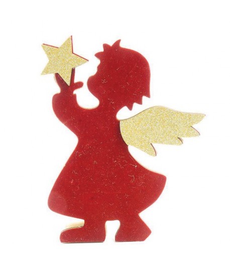 ANGELO LEGNO ROSSO ORO 12X2X14H 75178