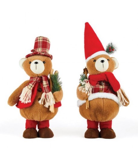 ORSO NAT.TESSUTO IN PIEDI 25X19X51 86320