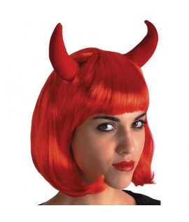 PARRUCCA PIN UP ROSSA C/CORNA CT2503