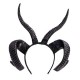 CERCHIETTO DEMONE NERO C/CORNA CT3662