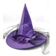 CAPPELLO STREGA VELO+PIUME H38 18160