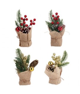 DECORO NATALE BASE JUTA CM16X24 108827