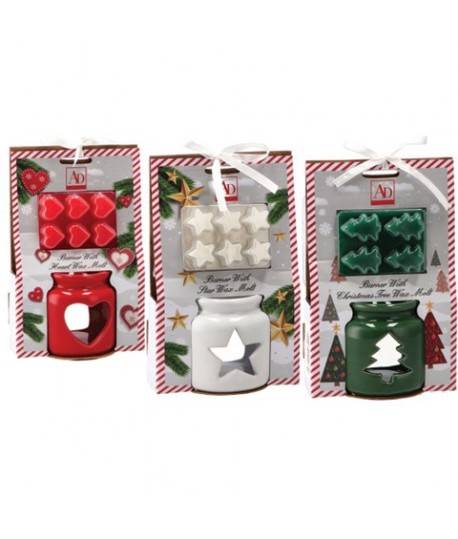 KIT BRUCIA OLII CM8 + CERA NATAL.110483