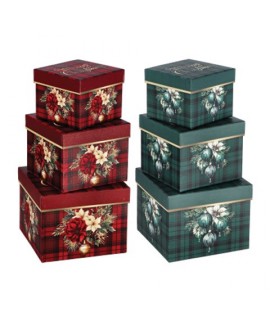 SET SCATOLE NAT TARTAN QUADR 3PZ 111749