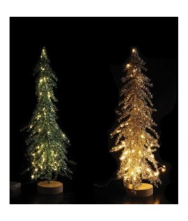 ALBERO LED 30L BASE LEGNO 7X30H 111775