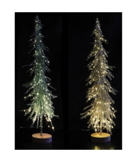 ALBERO LED 100L BASE LEGNO 12X60H 111778