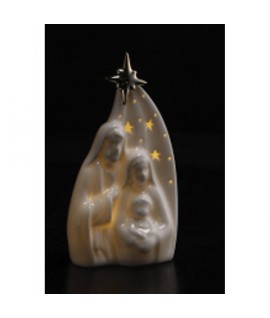 PRESEPE CERAM.C/LED 9X7X15H 111845