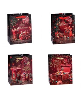 SHOPPER NAT REGALI ROS. 18X10X23 113802