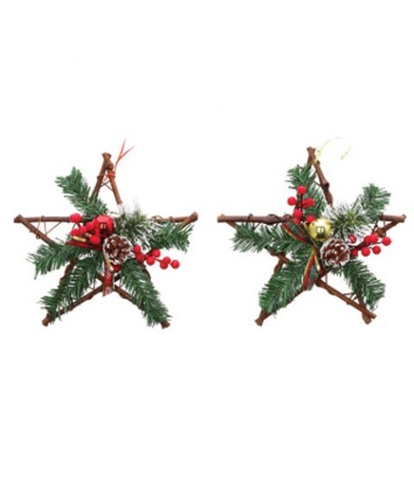 DECORO STELLA C/FIOCCO CM30 114412