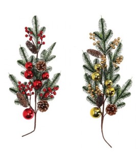 RAMO PINO DEC.SFERE/PIGNE CM34X66 114488