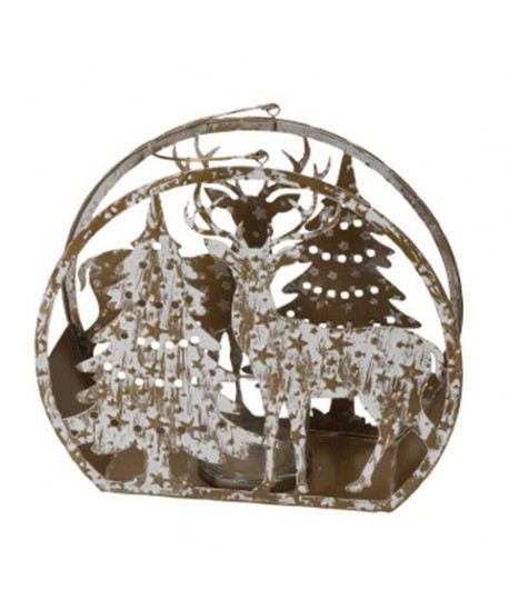 LANTERNA P/CANDELA MET.25X8X29H 114557