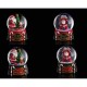 GLOBO VETRO NATALE C/LED D7X9 114574