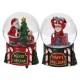 GLOBO VETRO NATALE C/LED D10X15H 114577