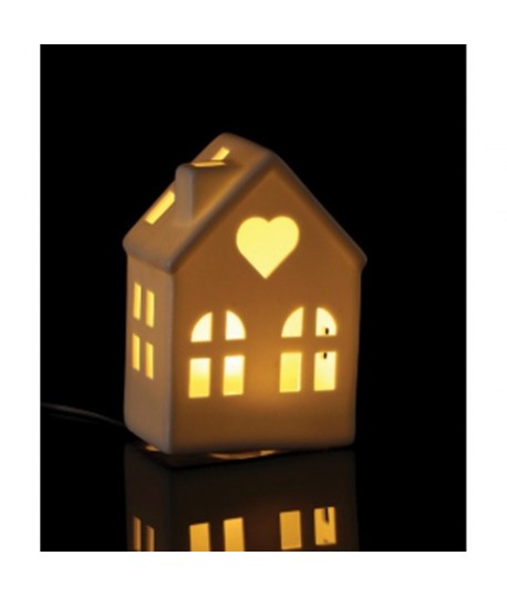 CASETTA PORCELLANA C/LED 10X7X15H 115817