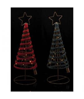 ALBERO FERRO+CARTA 30LED D26X80H 116163