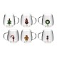 TAZZA VETRO DEC.NATALE 400ML 116846