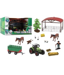 GLOBO 43022 PLAY SET MANEGGIO C/TRATTORE