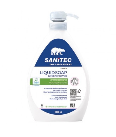 SAPONE LIQUIDO GREEN POWER 1LT+DISPENSER