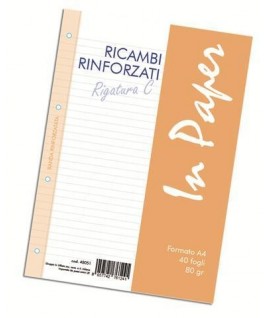 RICAMBIO RINFORZATO IN A4 80G 40FF C