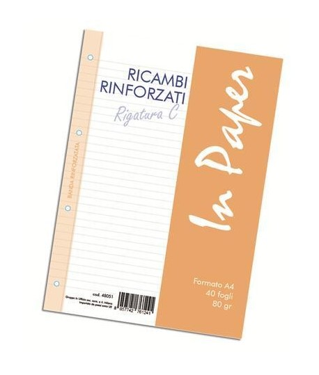 RICAMBIO RINFORZATO IN A4 80G 40FF C