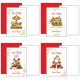 BIGLIETTO BN 12*17 BABBO NATALE 4473 12P