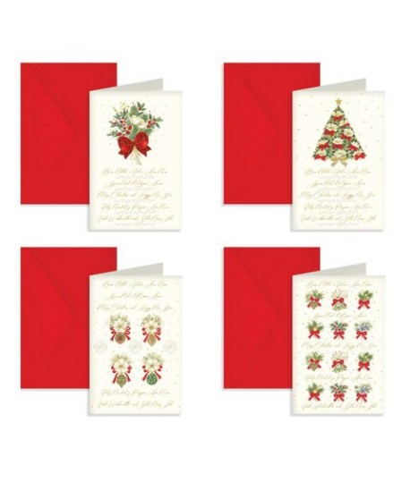 BIGLIETTO BN 12*17 NATALE S.T. 4488 12PZ