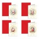 BIGLIETTO BN 12*17 BABBO NATALE 4496 12P