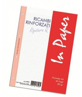 RICAMBIO RINFORZATO IN A4 80G 40FF Q