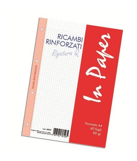 RICAMBIO RINFORZATO IN A4 80G 40FF Q