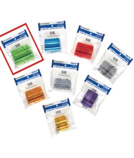 BL.20 PORTAMONETE PVC DA 50 CENT (VERDE)