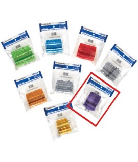 BL.20 PORTAMONETE PVC DA 2 EURO (VIOLA)