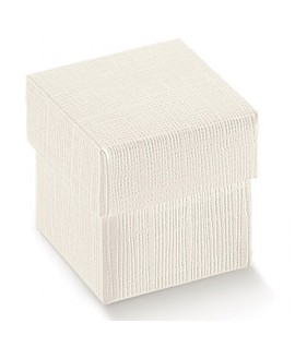 SCATOLA C/COPERCHIO BIANCO 9X9X9 13955C
