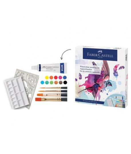 SET PITTURA ACQUARELLO FABER 18PZ 169618