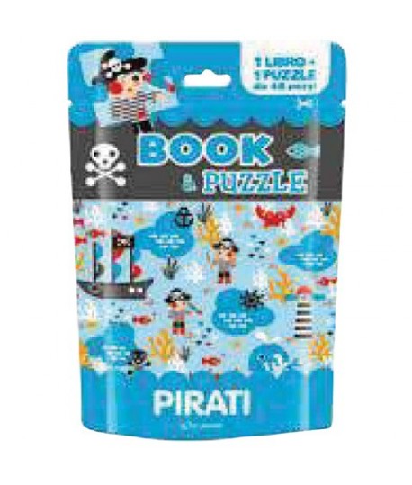 EDIBIMBI BOOK & PUZZLE 48PZ PIRATI