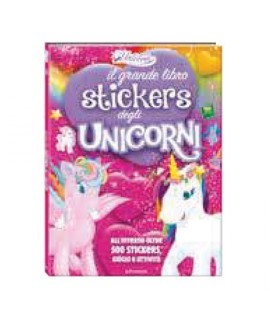 EDIBIMBI GRANDE LIBRO STICKERS UNICORNI