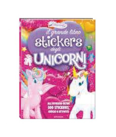 EDIBIMBI GRANDE LIBRO STICKERS UNICORNI