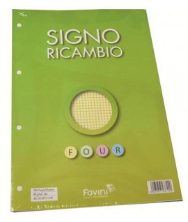 RICAMBIO FAVINI A4 PRO 4M 4 COLORI 100FF