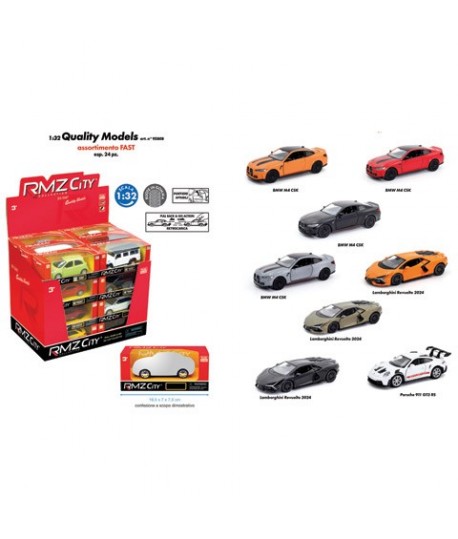 RMZ 95808 AUTO MODELLINO CITY FAST 1:32