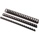 SPIRALE PLAST. COMB D.22MM NERO 50PZ