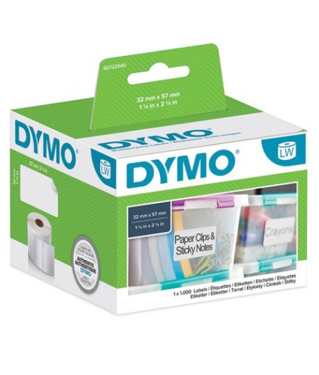 ETICHET. DYMO LW S0722540 MM32X57 1000PZ