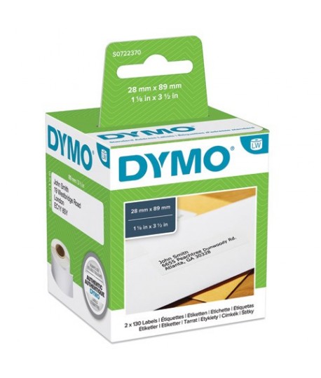 ETICHET. DYMO LW S0722370 89X28 2X 130PZ