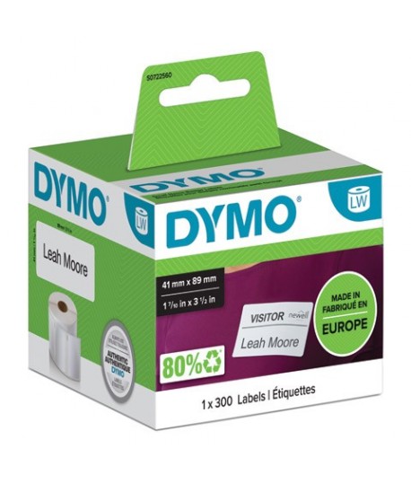 ETICHET. DYMO LW S0722560 MM41X89 300PZ
