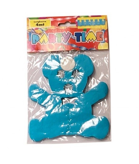 FESTONE CARTA ORSETTI BLU MT.4 100615