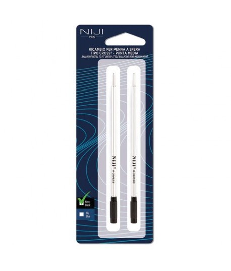REFILL TIPO "CROSS" NIJI 61908 NERO 2PZ