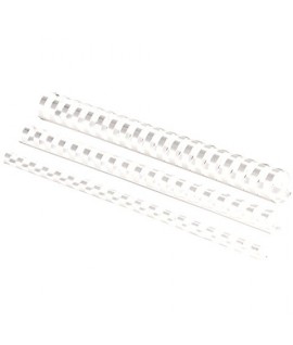 SPIRALE PLAST. COMB D.22MM BIANCO 50PZ