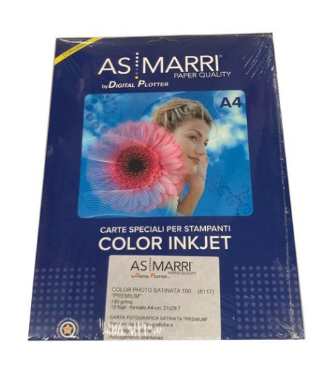 CARTA PHOTO 8117 SATINATA 190GR A4 10FF
