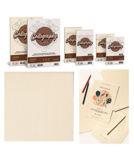 CARTA FAVINI CANVAS 200G A4 AVORIO 50FF