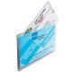 PORTACARDS 2 TASCHE PVC TRASP. 50PZ