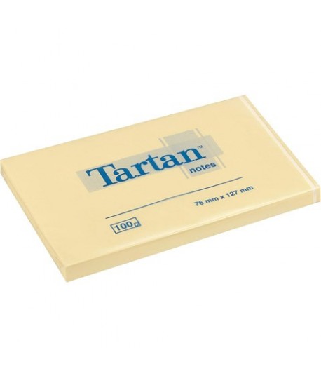 TARTAN NOTES MM76*127 GIALLO 100FF 12PZ