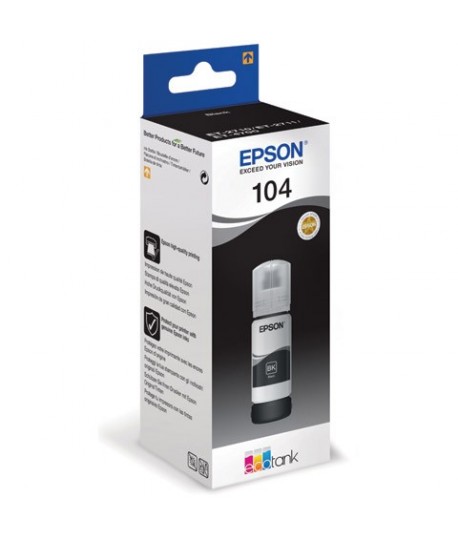 INKJET EPSON T00P1 ECOTANK 104 NERO